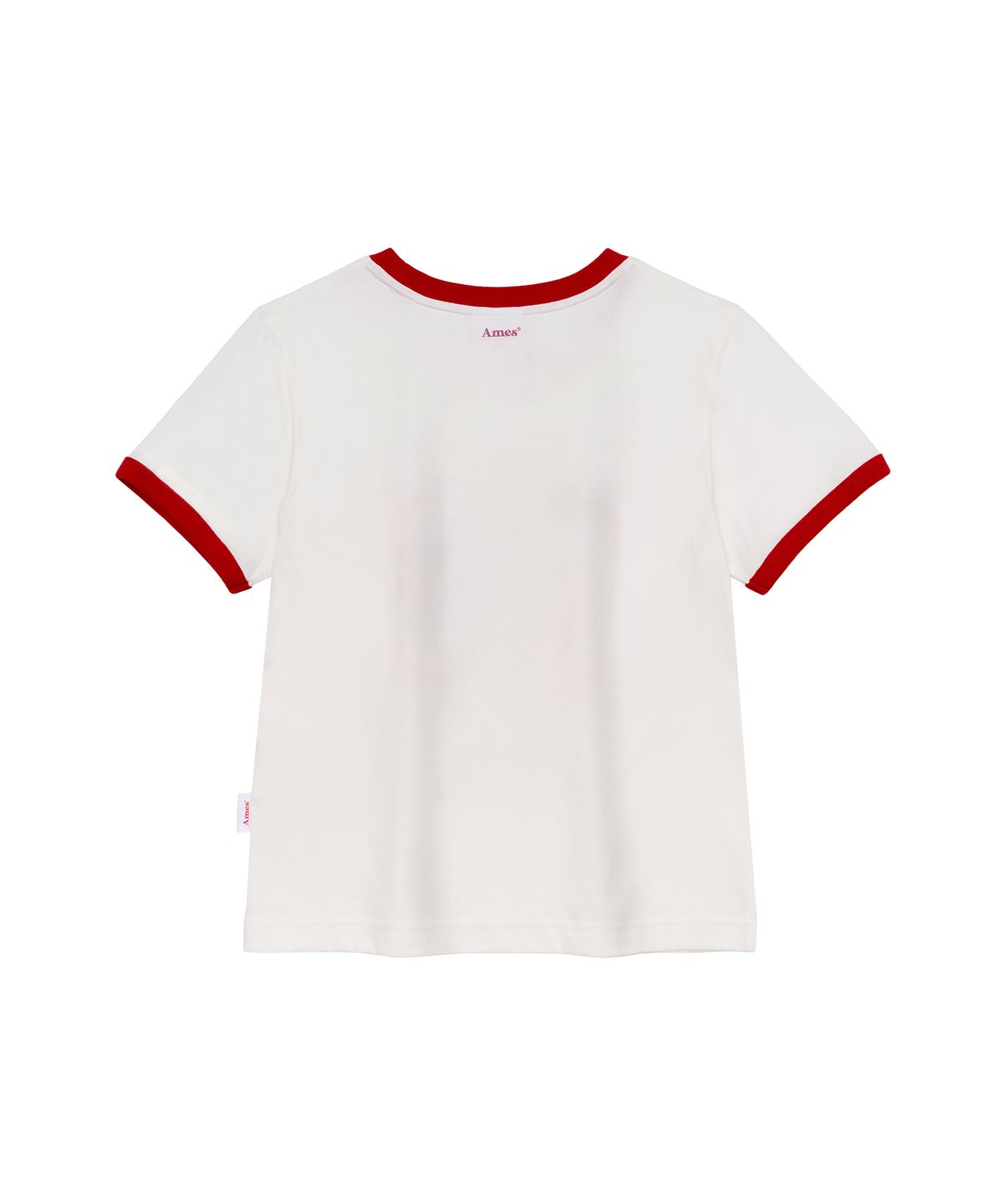 아메스 월드와이드(AMES-WORLDWIDE) PPG GIRL RINGER TEE WHITE