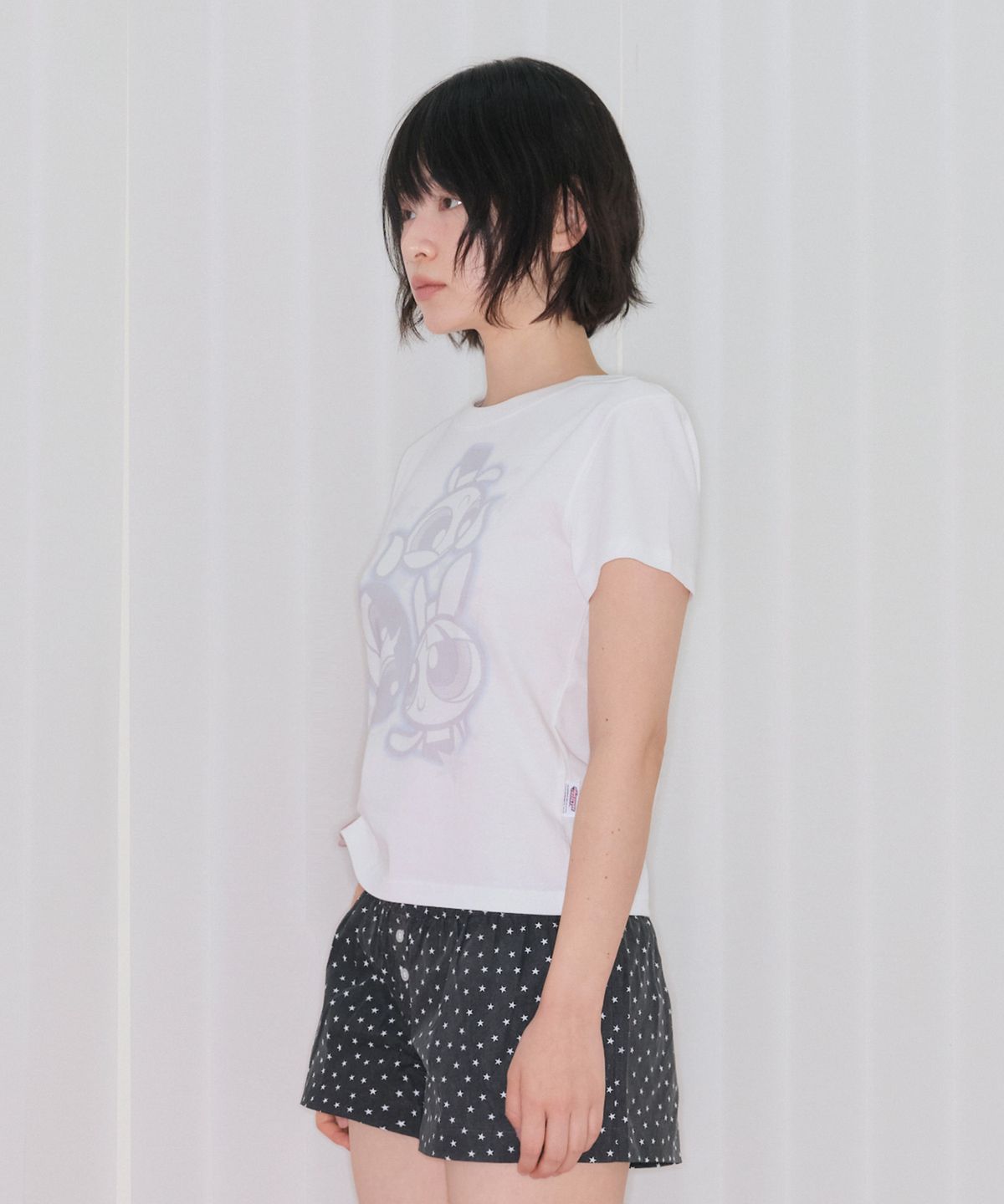 아메스 월드와이드(AMES-WORLDWIDE) PPG SHOOTING STAR TEE WHITE