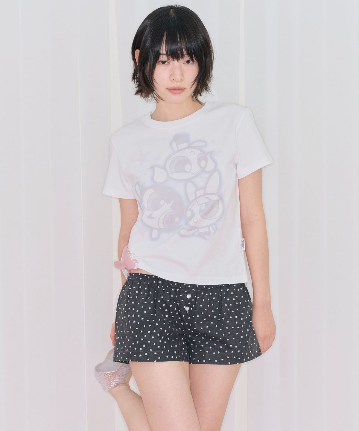 아메스 월드와이드(AMES-WORLDWIDE) PPG SHOOTING STAR TEE WHITE