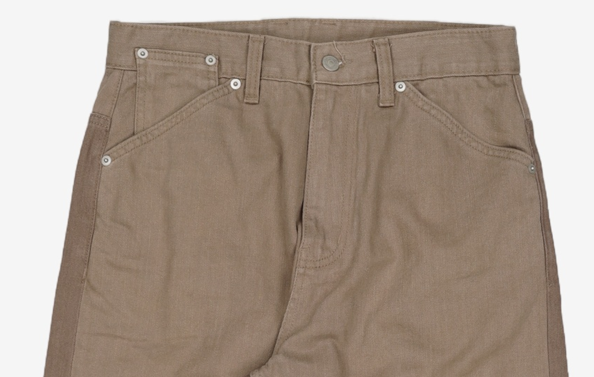 해칭룸(HATCHINGROOM) Two Face Regular Jeans Beige 2