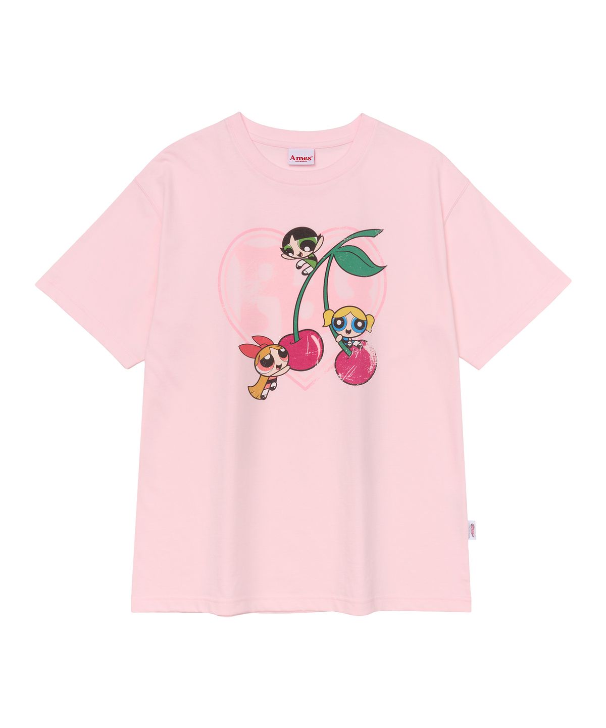 아메스 월드와이드(AMES-WORLDWIDE) PPG HEART CHERRY TEE PINK