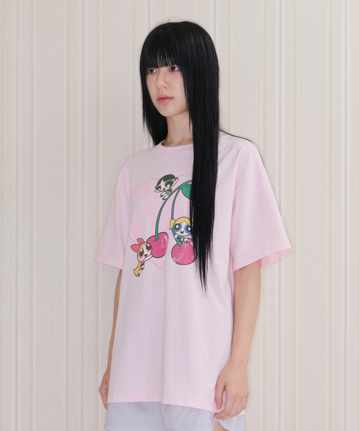 아메스 월드와이드(AMES-WORLDWIDE) PPG HEART CHERRY TEE PINK