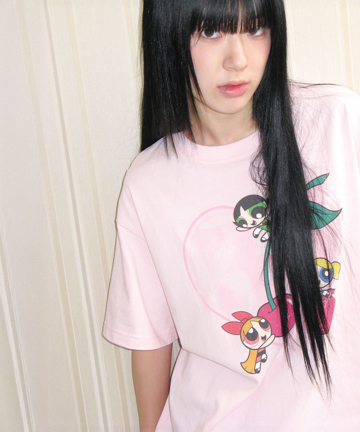 아메스 월드와이드(AMES-WORLDWIDE) PPG HEART CHERRY TEE PINK