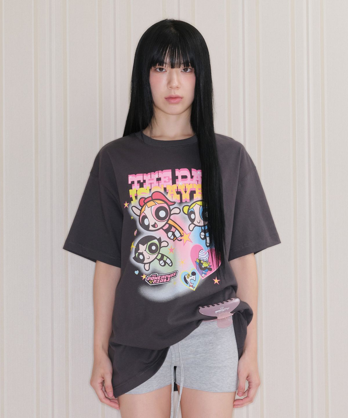 아메스 월드와이드(AMES-WORLDWIDE) PPG ADVENTURE TEE CHARCOAL