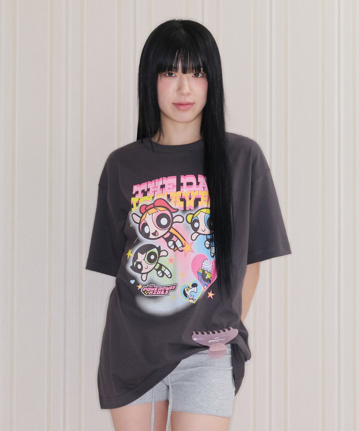 아메스 월드와이드(AMES-WORLDWIDE) PPG ADVENTURE TEE CHARCOAL