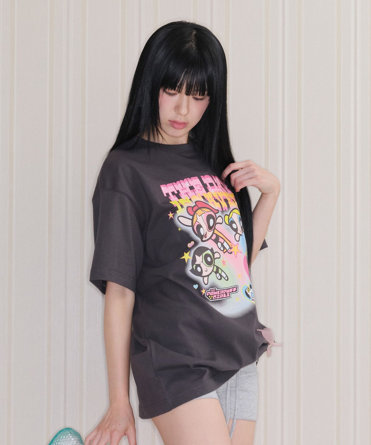 아메스 월드와이드(AMES-WORLDWIDE) PPG ADVENTURE TEE CHARCOAL