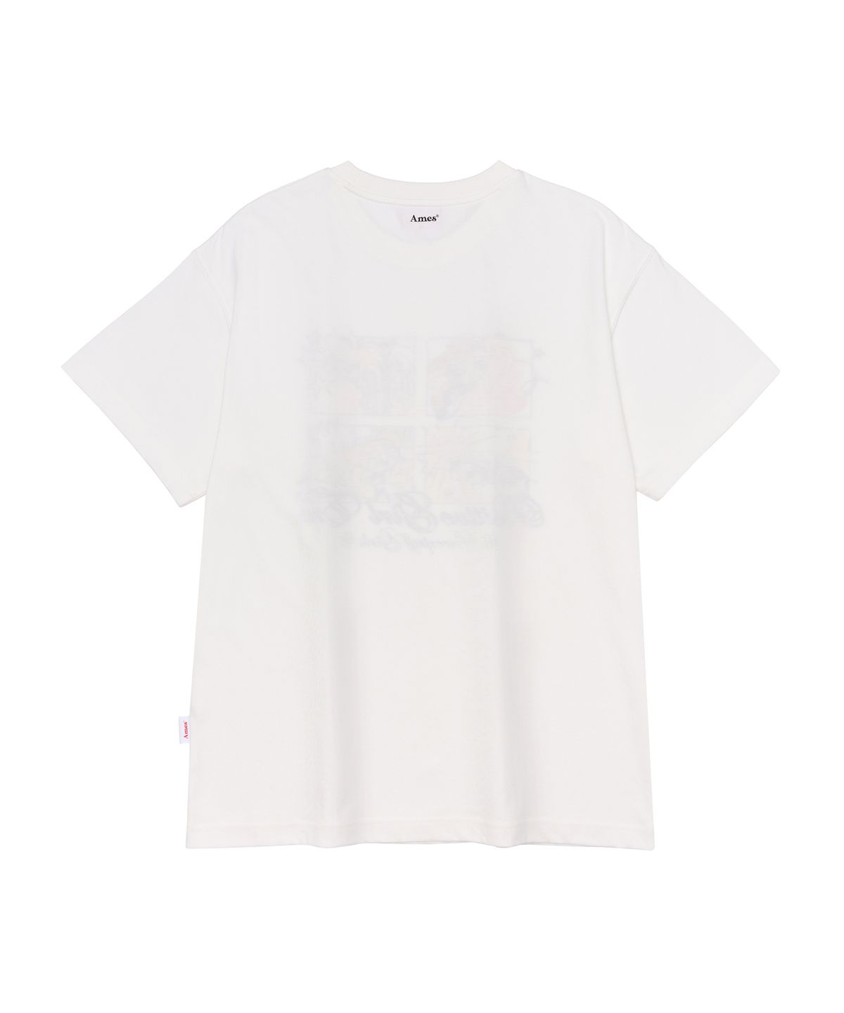 아메스 월드와이드(AMES-WORLDWIDE) PPG VINTAGE CARTOON TEE WHITE