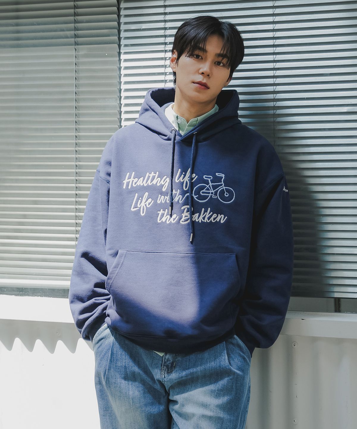 바켄(BAKKEN) [MEN] BICYCLE 후드티 BK6793 (3COLOR)