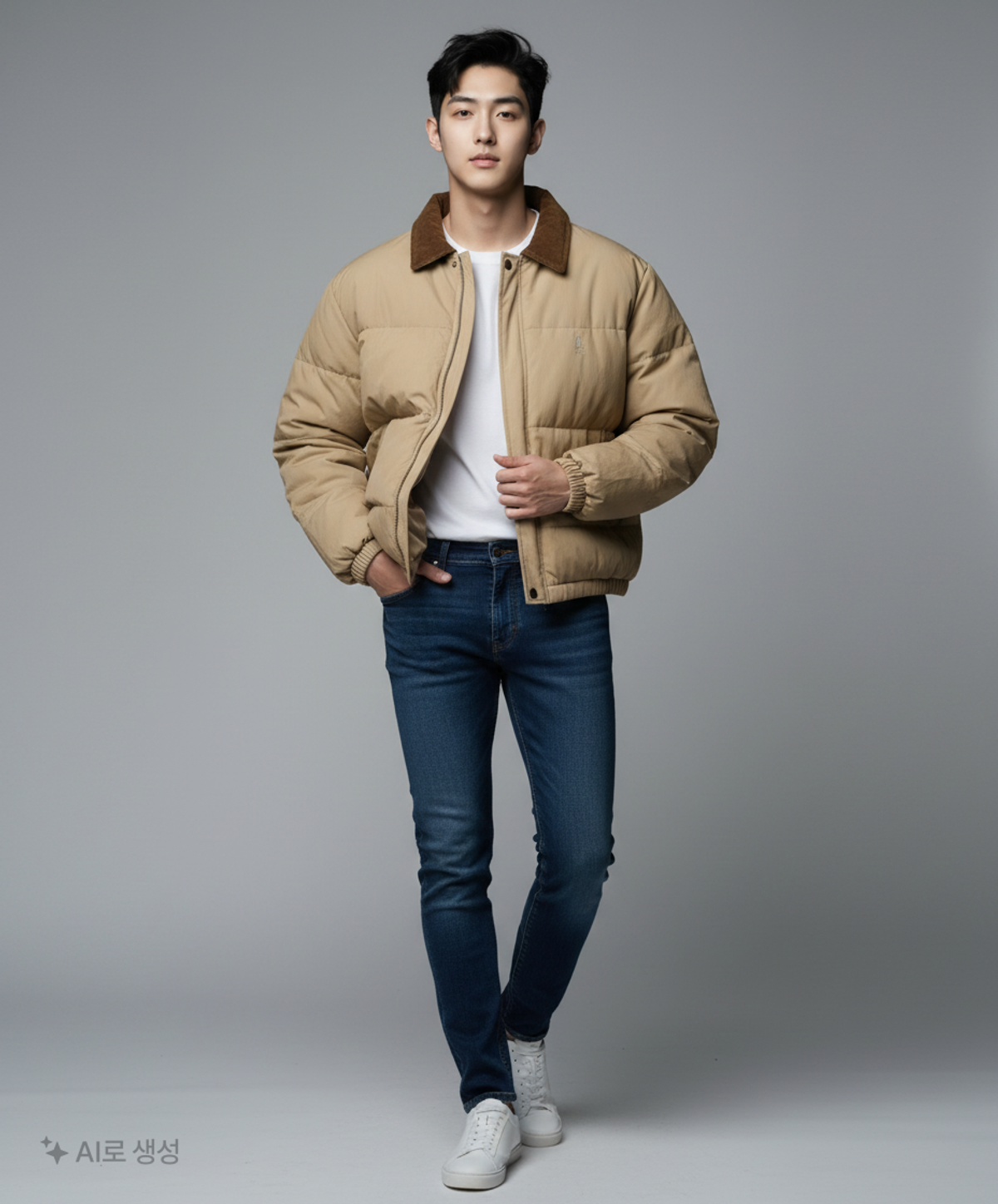 예일(YALE) 숏 패딩/숏 헤비 아우터 M
