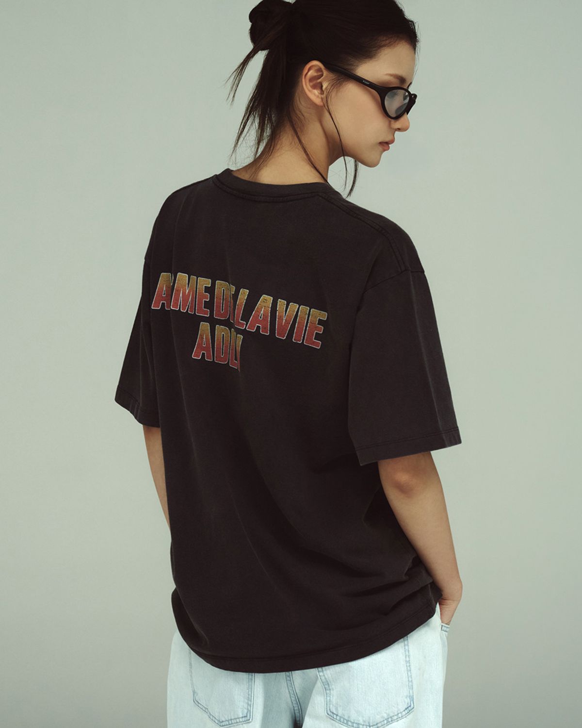 아크메드라비(ACME DE LA VIE) ROLLING STONES ROCK & ROLL SHORT SLEEVE T-SHIRT