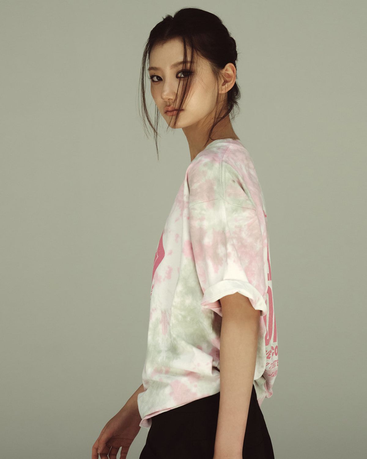 아크메드라비(ACME DE LA VIE) ROLLING STONES 2TONE DYEING SHORT SLEEVE T-SHIRT