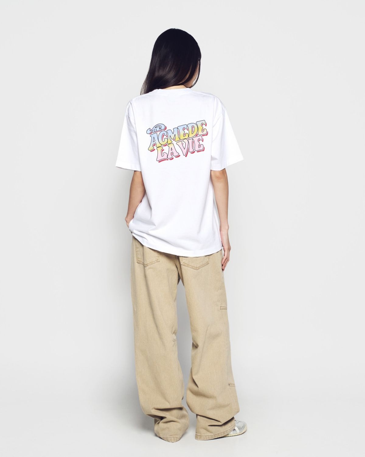 아크메드라비(ACME DE LA VIE) ROLLING STONES ZIGZAG STAR SHORT SLEEVE T-SHIRT