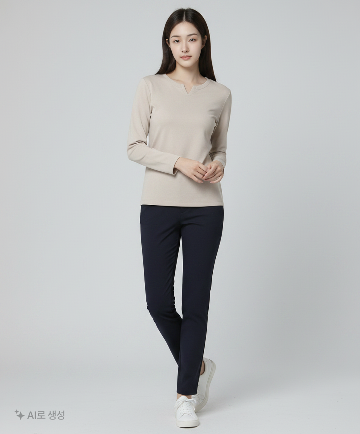 마인드브릿지(MINDBRIDGE) 긴소매 티셔츠 95