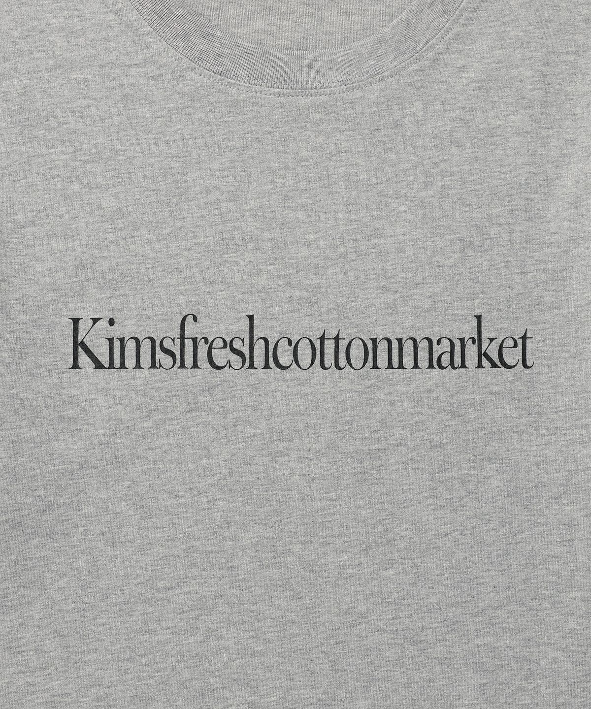 킴스 프레시 코튼 마켓(KIMS FRESH COTTON MARKET) 킴스 슬리브 롤업 티셔츠 그레이