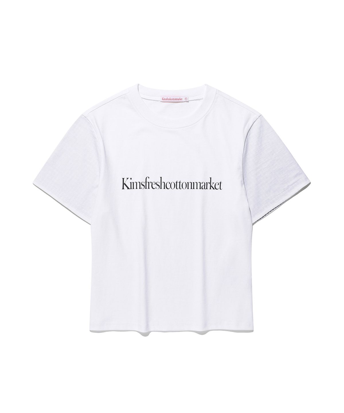 킴스 프레시 코튼 마켓(KIMS FRESH COTTON MARKET) 킴스 슬리브 롤업 티셔츠 화이트