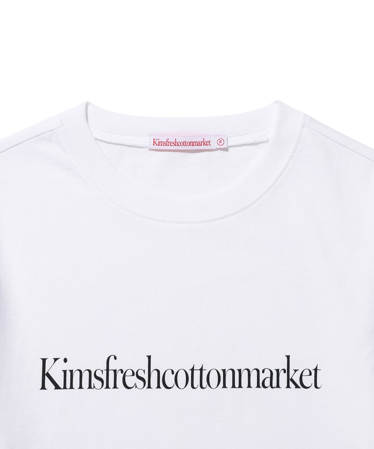 킴스 프레시 코튼 마켓(KIMS FRESH COTTON MARKET) 킴스 슬리브 롤업 티셔츠 화이트