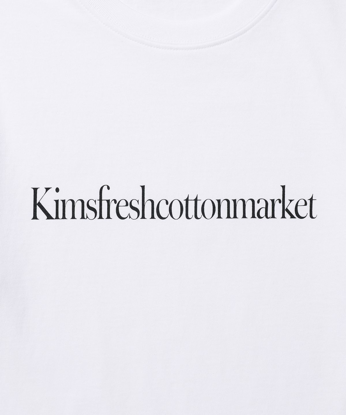 킴스 프레시 코튼 마켓(KIMS FRESH COTTON MARKET) 킴스 슬리브 롤업 티셔츠 화이트