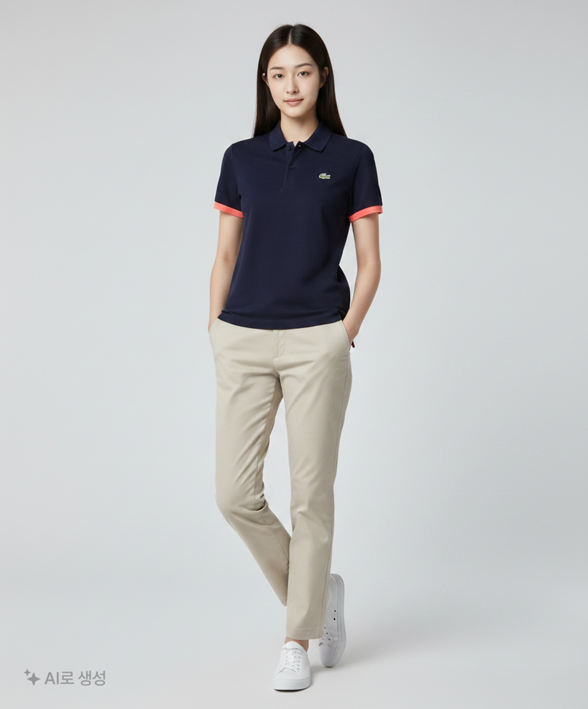 라코스테 라이브(Lacoste L!ve) 피케/카라 티셔츠 4