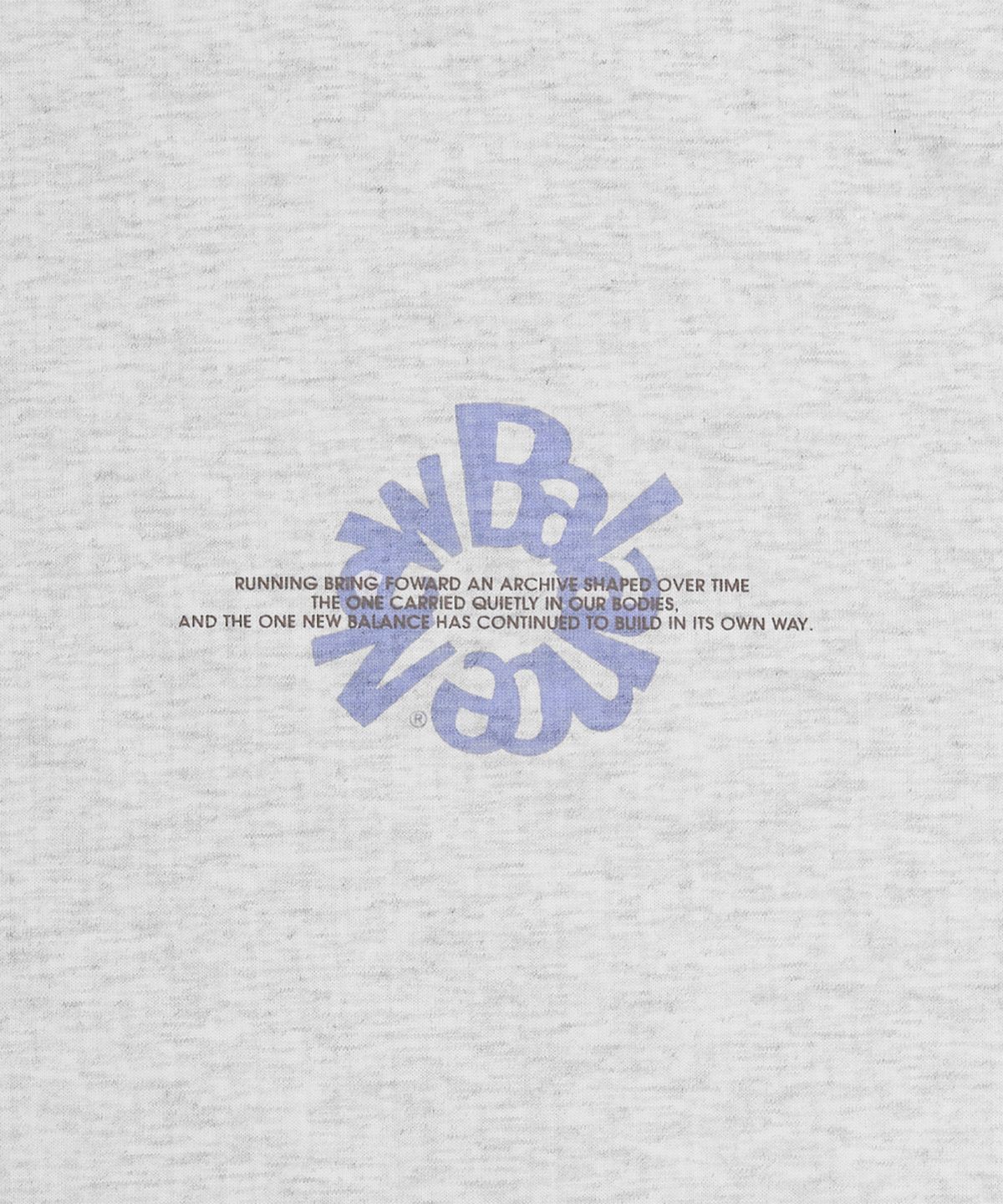 뉴발란스(NEW BALANCE) NBNDG31723 / UNI Archive Pace Circle 그래픽 긴팔티 (L/GRAY)