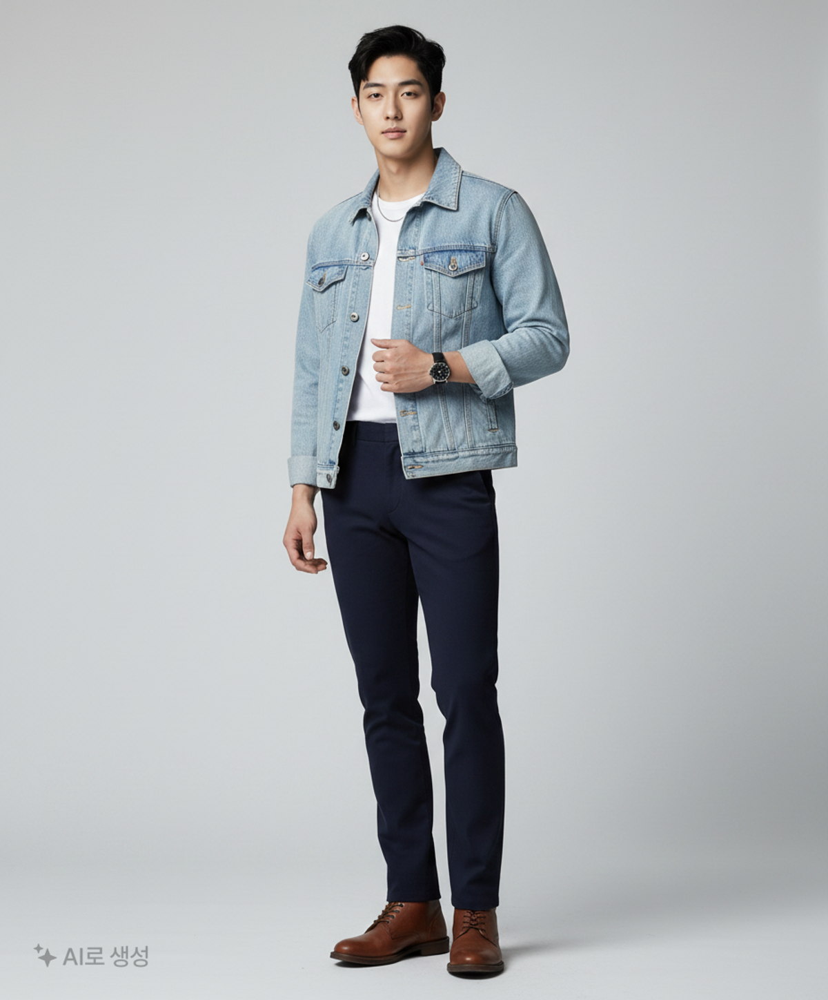 지오다노(GIORDANO) 데님/트러커 재킷 XL