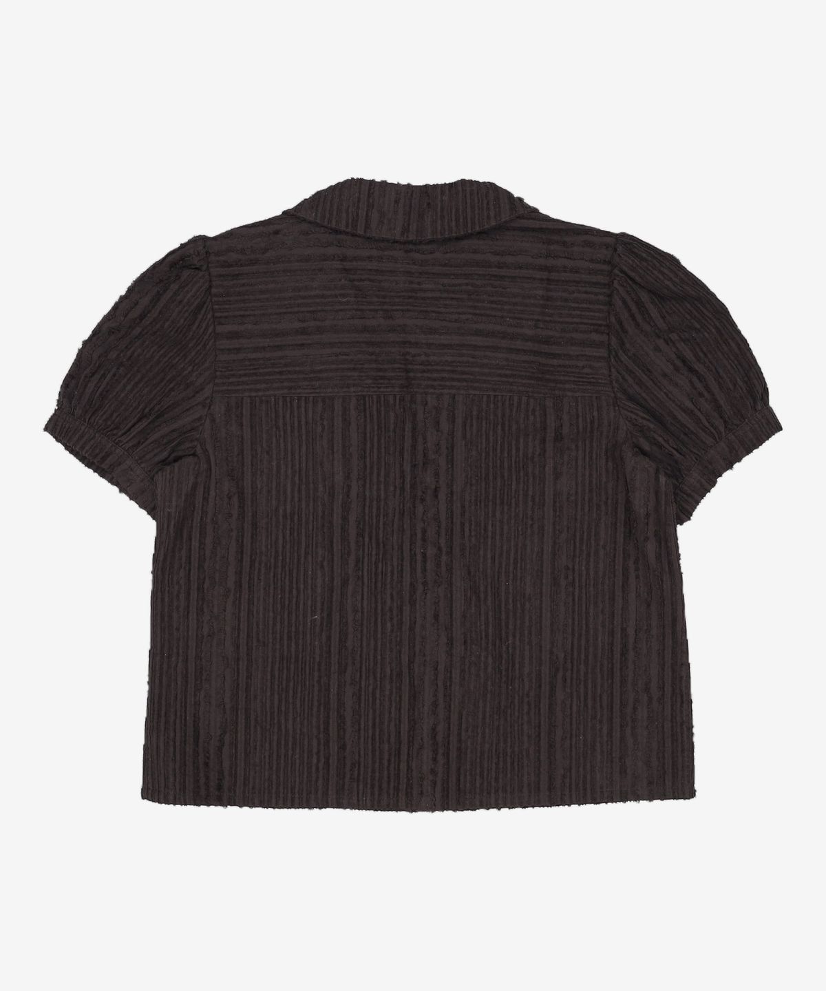 에핑글러(EPINGLER) ORIGAMI RIBBON CROP SHIRT - BLACK S