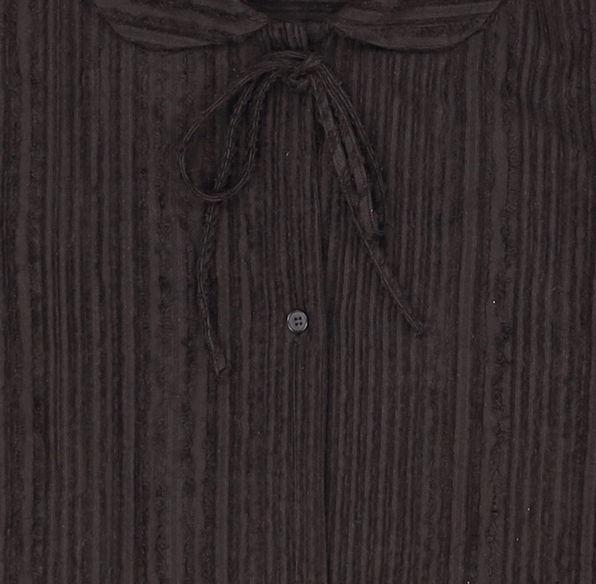 에핑글러(EPINGLER) ORIGAMI RIBBON CROP SHIRT - BLACK S