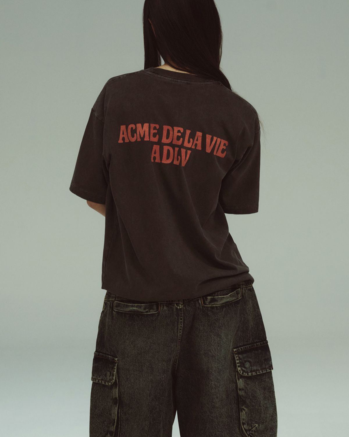 아크메드라비(ACME DE LA VIE) ROLLING STONES BAND ARCHIVE PIGMENT SHORT SLEEVE T-SHIRT
