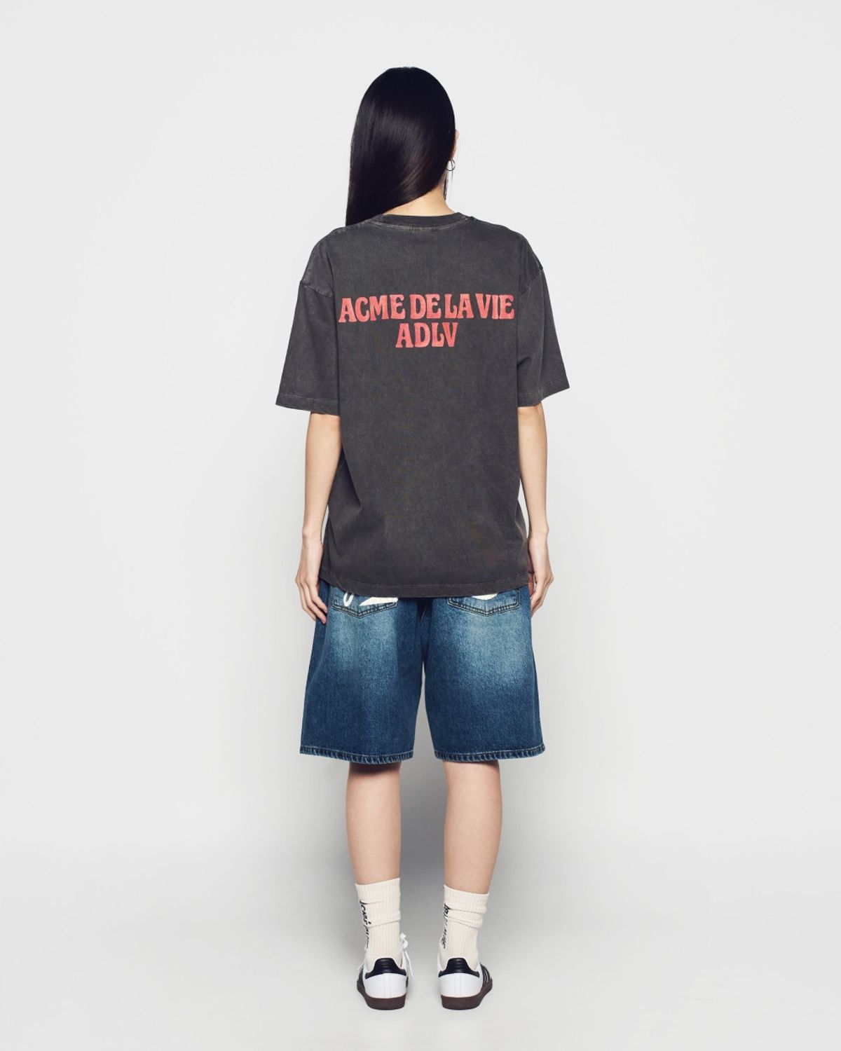 아크메드라비(ACME DE LA VIE) ROLLING STONES BAND ARCHIVE PIGMENT SHORT SLEEVE T-SHIRT