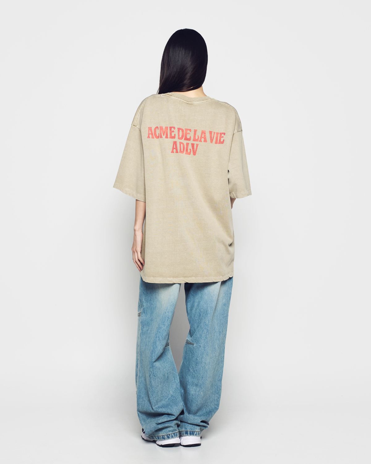 아크메드라비(ACME DE LA VIE) ROLLING STONES BAND ARCHIVE PIGMENT SHORT SLEEVE T-SHIRT