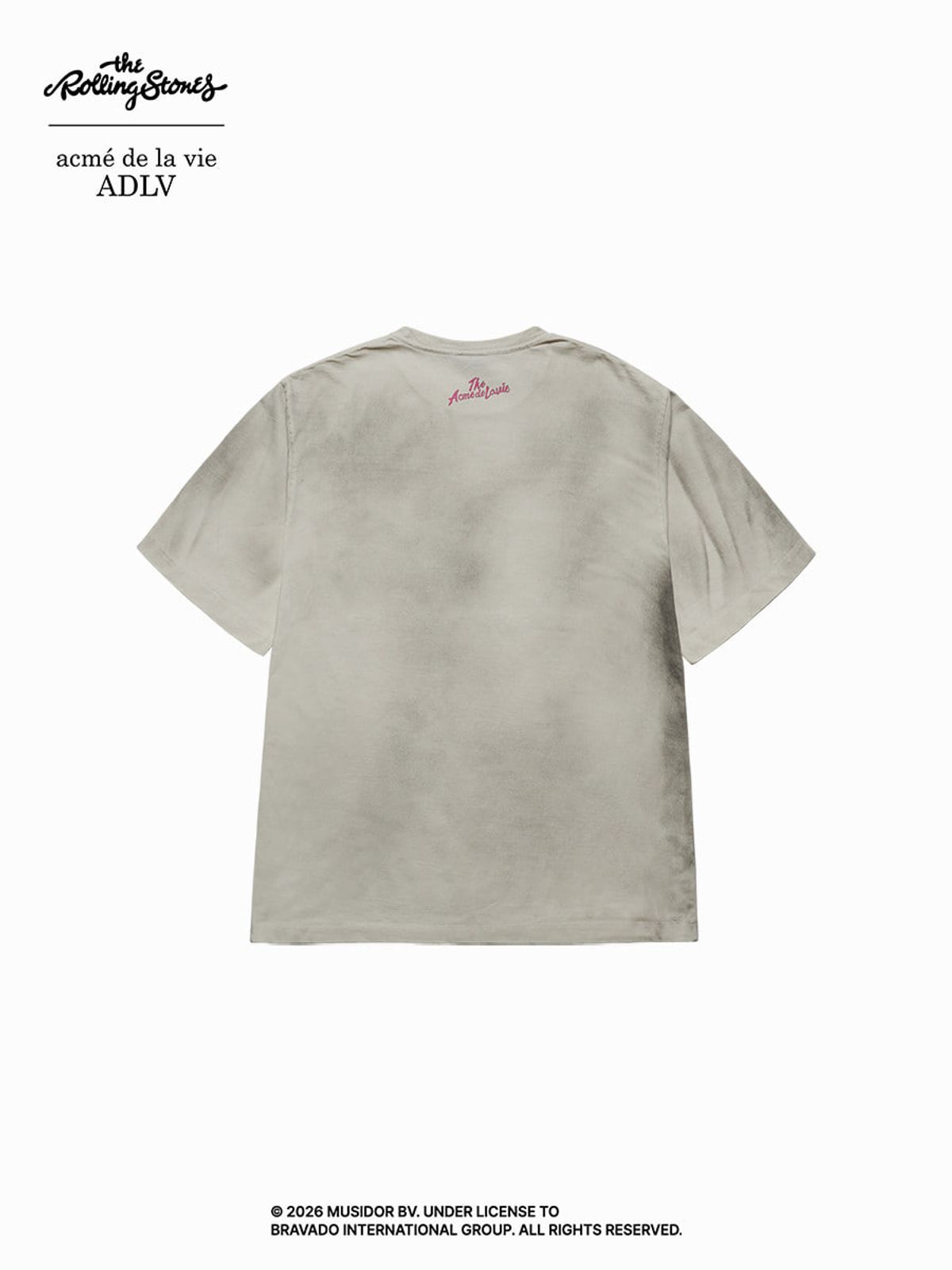 아크메드라비(ACME DE LA VIE) ROLLING STONES STAR SPRAY SHORT SLEEVE T-SHIRT