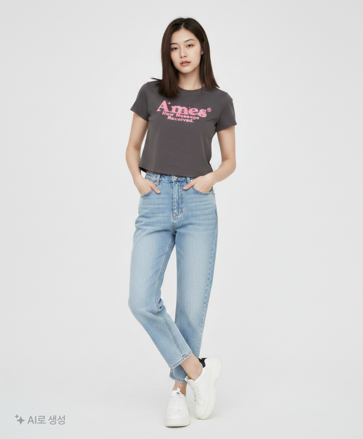 아메스 월드와이드(AMES-WORLDWIDE) 반소매 티셔츠 FREE