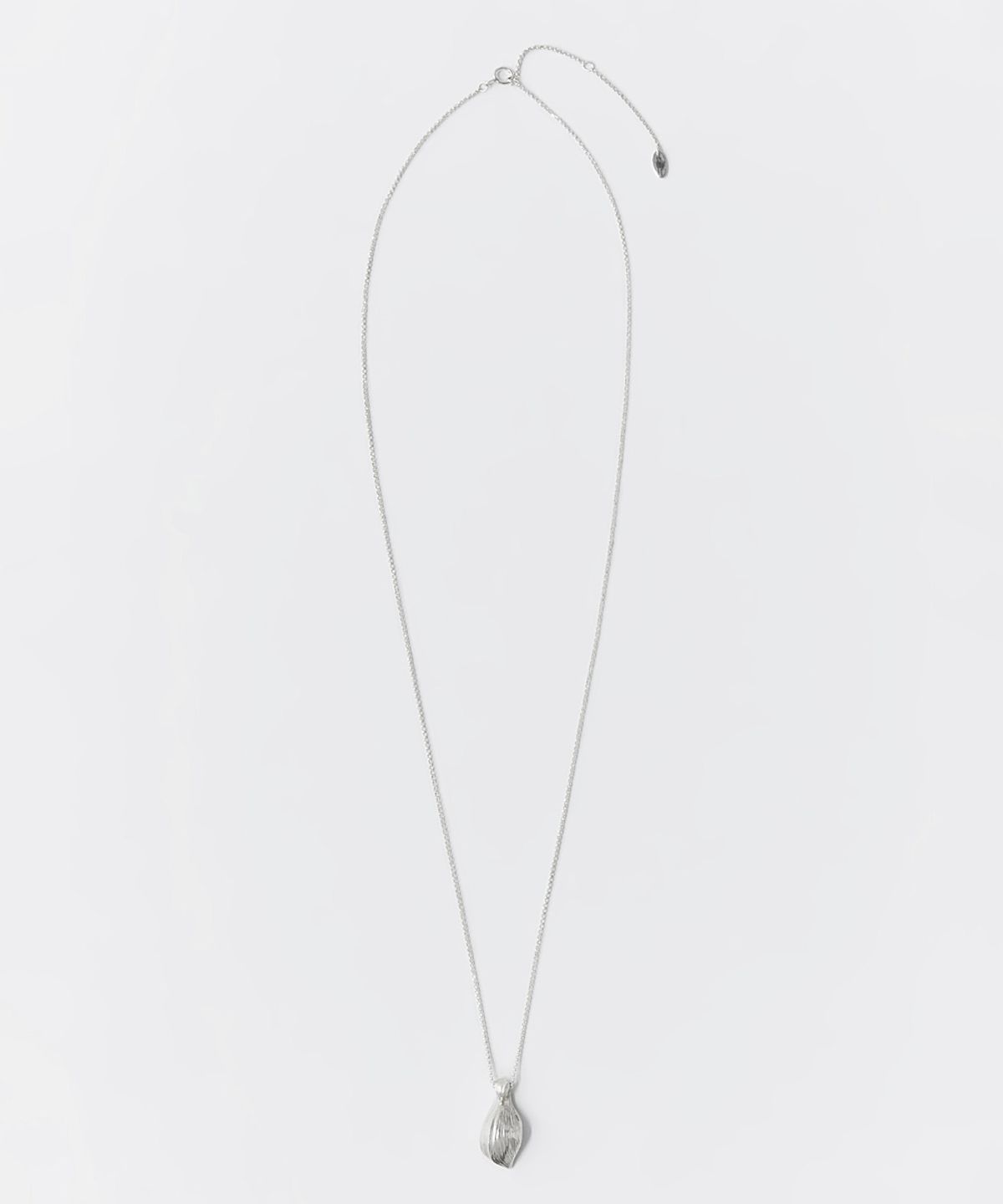 러프사이드 화이트라벨(ROUGH SIDE WHITE LABEL) Seed Pendant Long-Necklace Silver 925