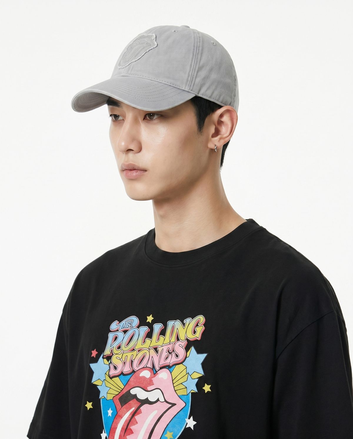 아크메드라비(ACME DE LA VIE) ROLLING STONES APPLIQUE BALL CAP