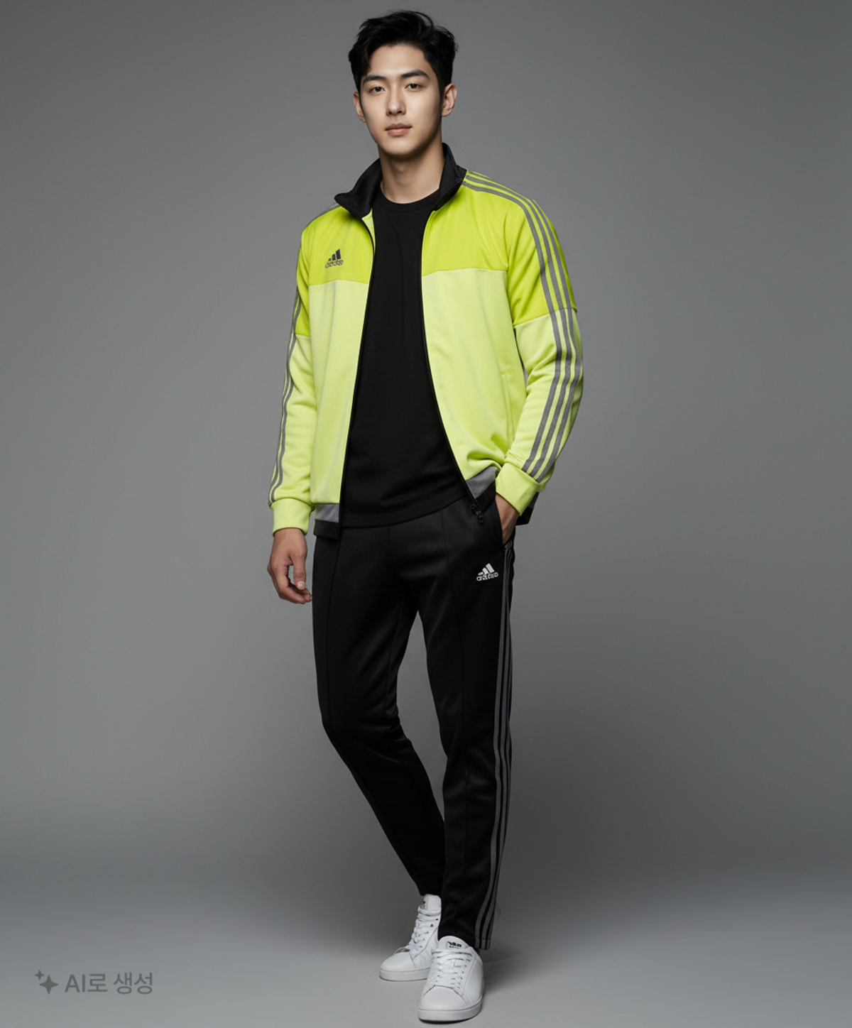 아디다스(ADIDAS) 트레이닝 재킷 100