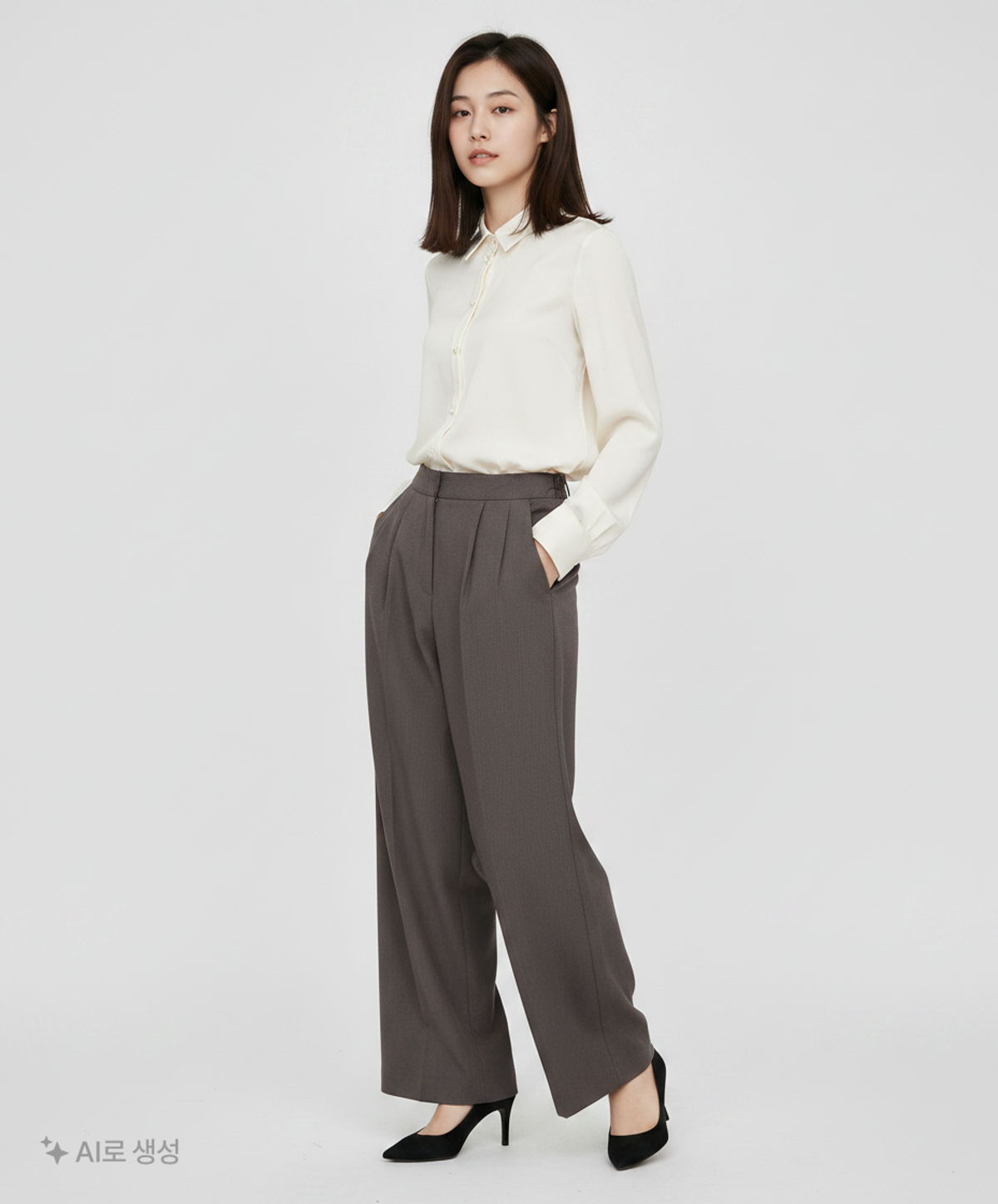 미쏘(MIXXO) 슈트 팬츠/슬랙스 26