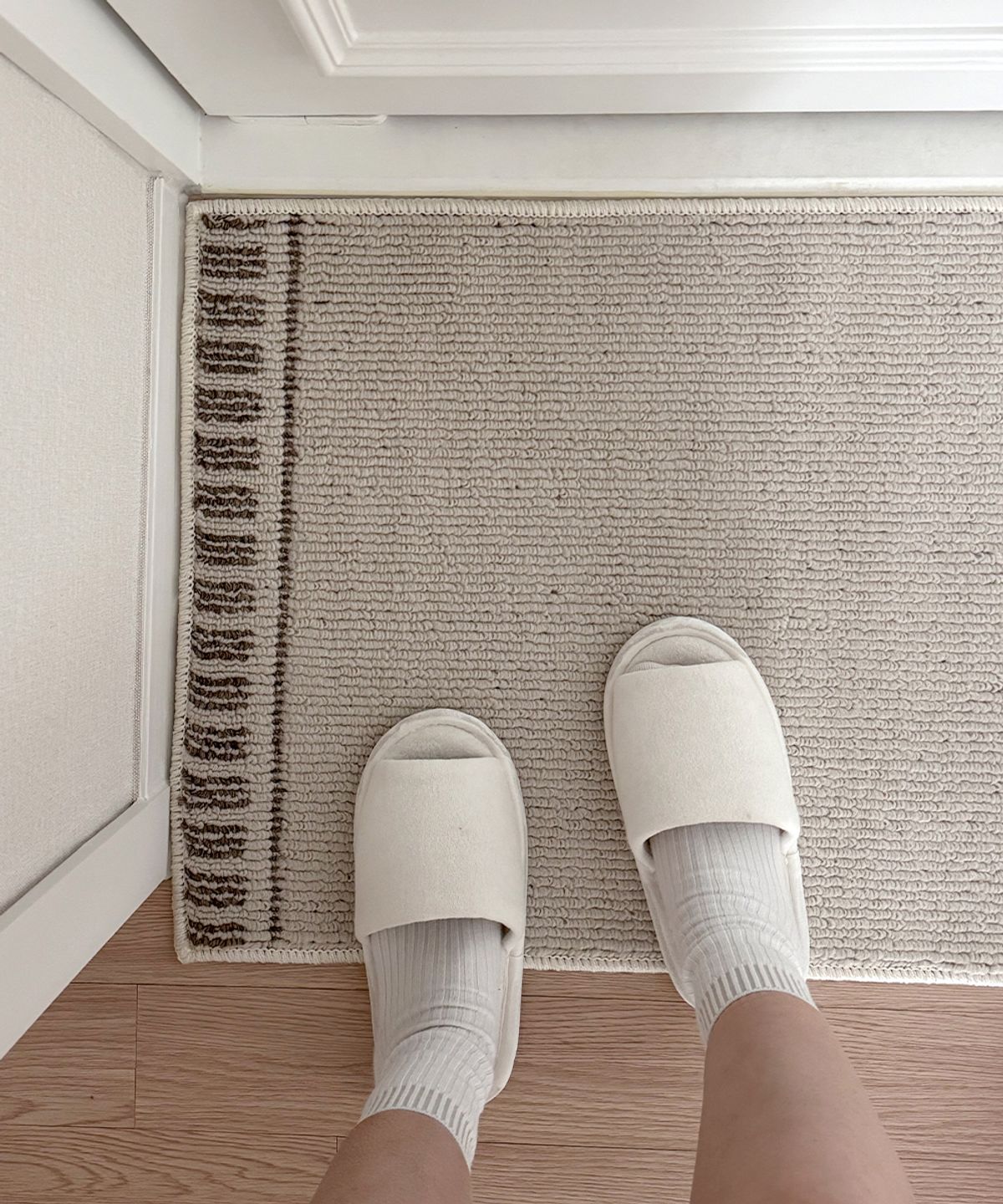 메종드룸룸(MAISON DE ROOMROOM) 스테이 사계절 먼지없는 루프 워셔블 매트 (발매트 /주방매트)