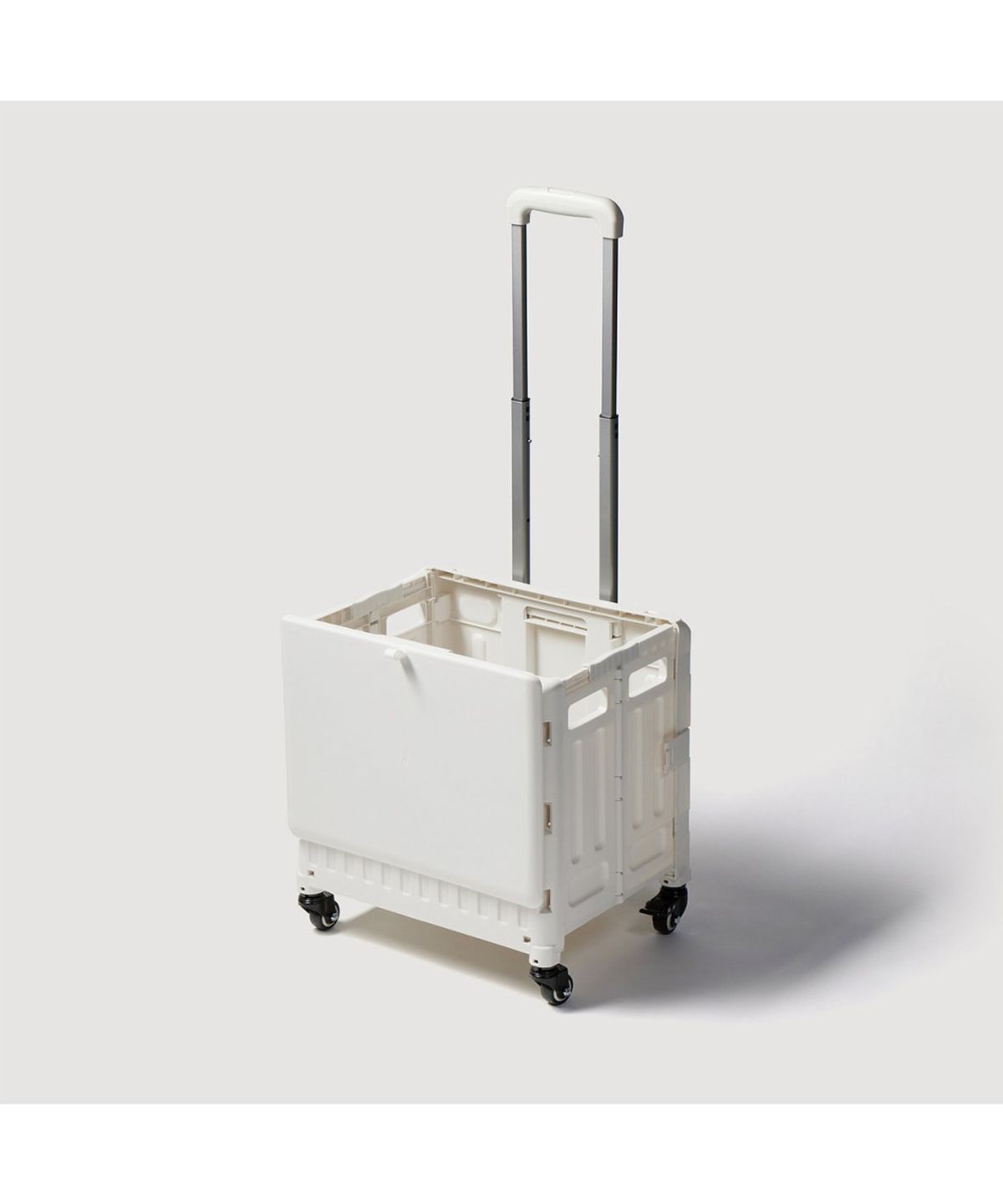 자주(JAJU) 각도 조절 핸들 접이식 카트_30L_아이보리