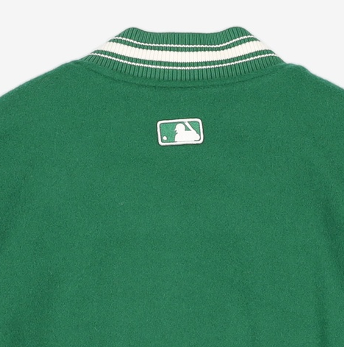엠엘비(MLB) 베이직 미디움 로고 울 바시티자켓 NY (Mg.Green) M