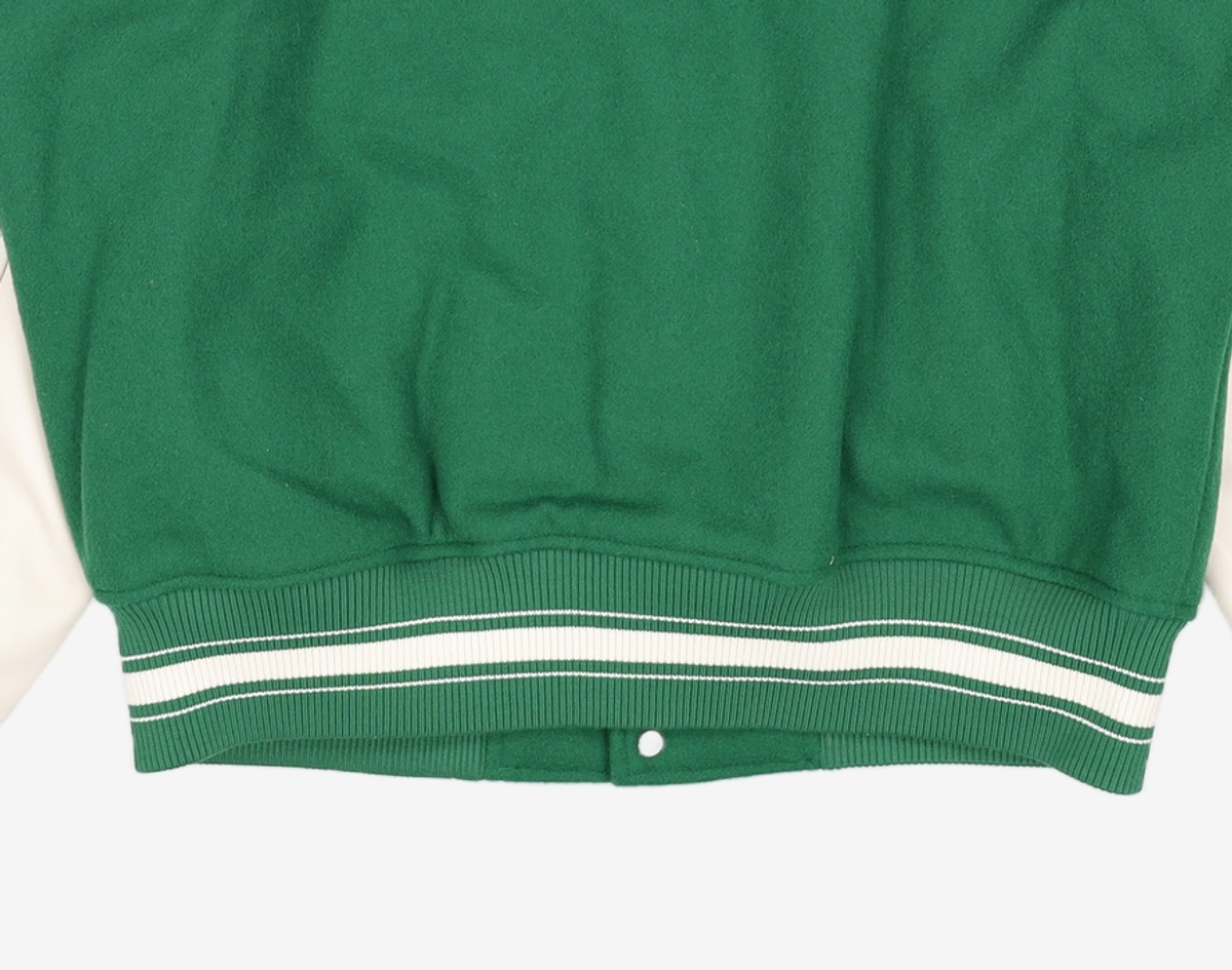 엠엘비(MLB) 베이직 미디움 로고 울 바시티자켓 NY (Mg.Green) M