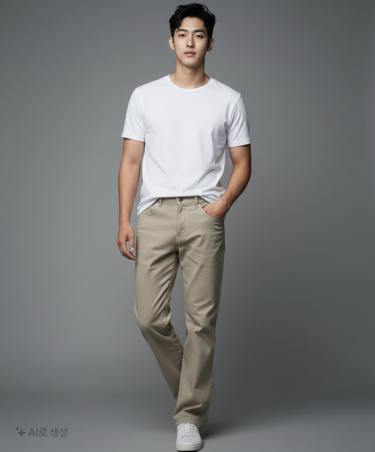덴메이드(DENMADE) DEN0656 crease chino pants(sand grey) L