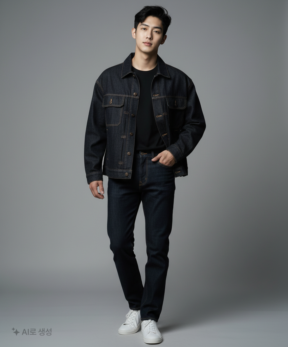 스파오(SPAO) 데님/트러커 재킷 S