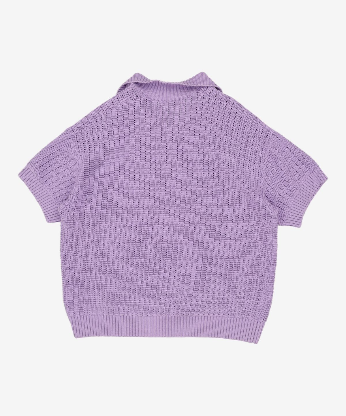 마틴플랜(MARTIN PLAN) Lilac Half Knit Shirts - PURPLE 105