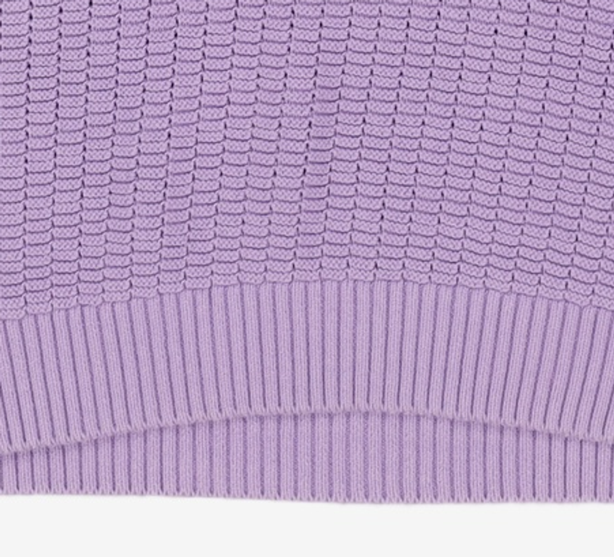 마틴플랜(MARTIN PLAN) Lilac Half Knit Shirts - PURPLE 105
