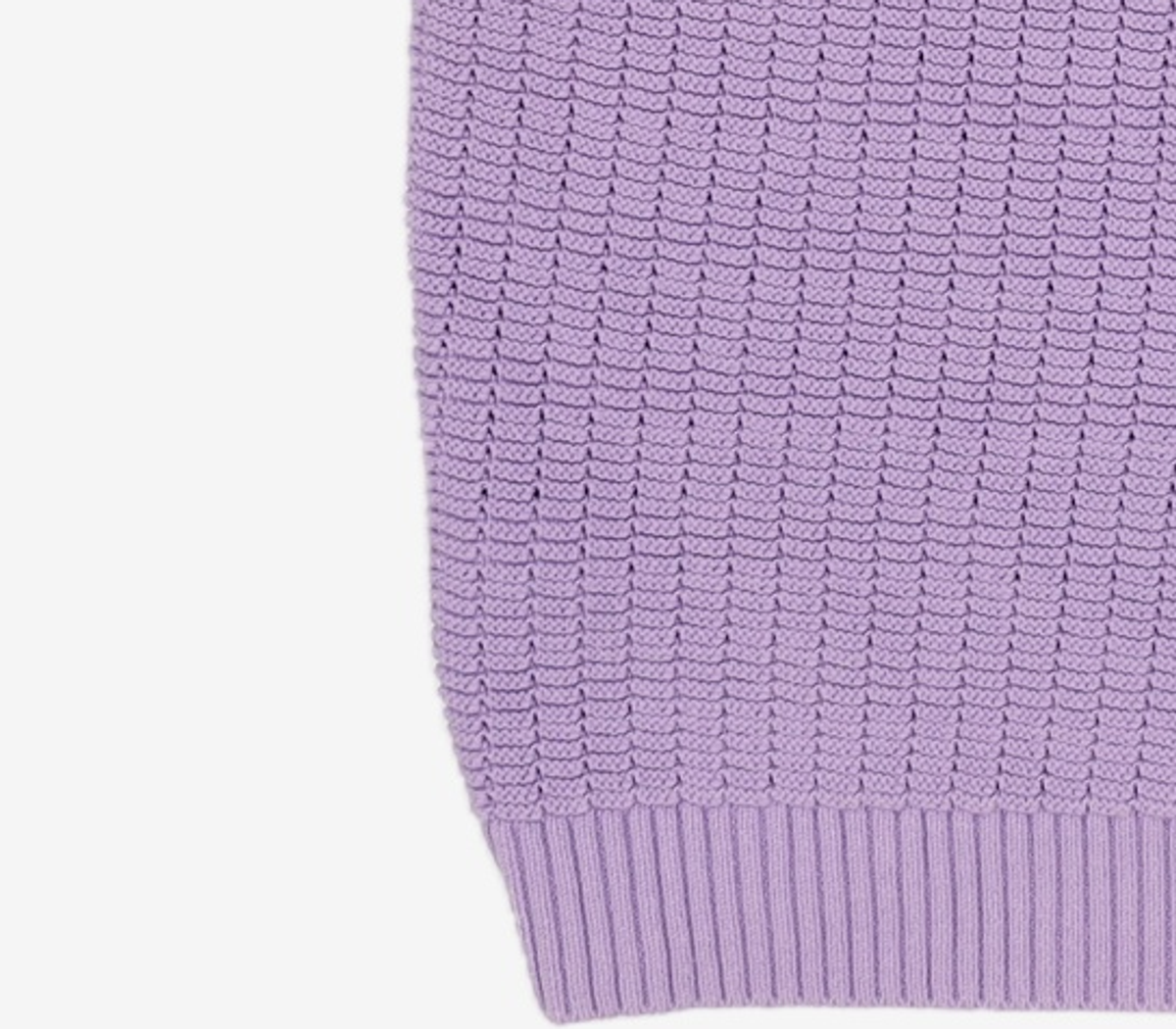 마틴플랜(MARTIN PLAN) Lilac Half Knit Shirts - PURPLE 105