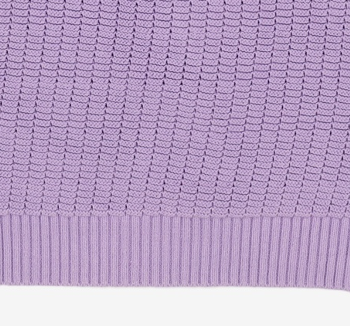 마틴플랜(MARTIN PLAN) Lilac Half Knit Shirts - PURPLE 105