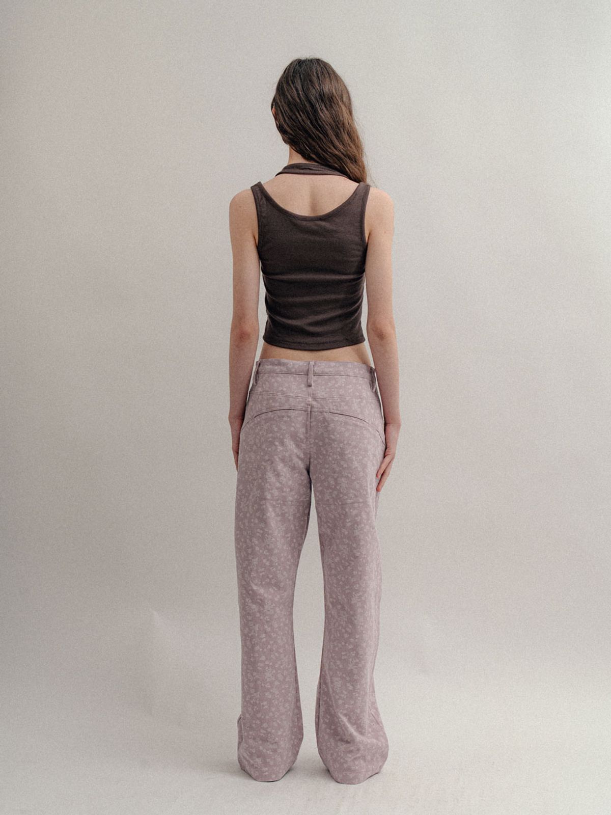 비수스(VISUS) Flower Cotton Pants_Pink