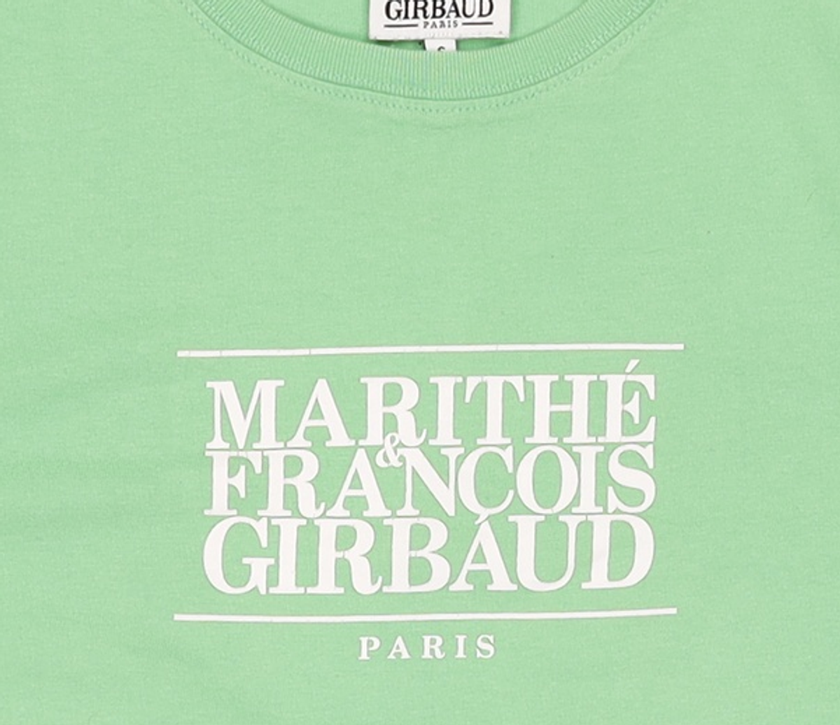 마리떼 프랑소와 저버(MARITHÉ + FRANҪOIS GIRBAUD) W CLASSIC LOGO CROP TEE sky blue S