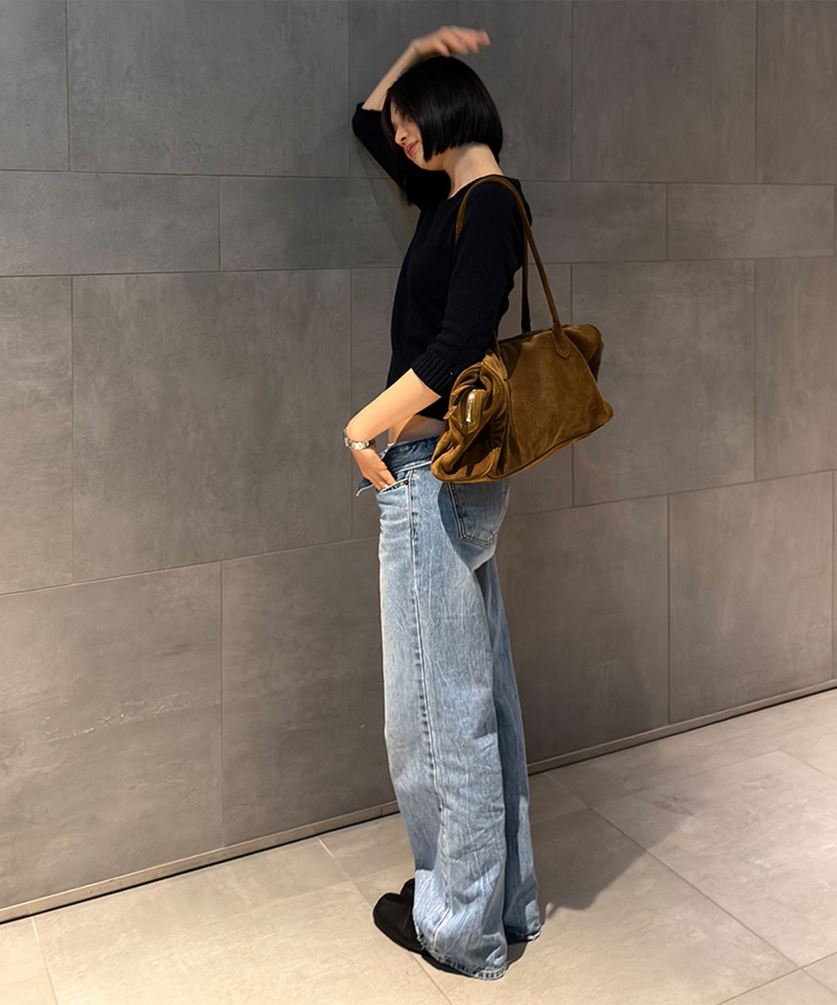 108파운드(108POUND) Low Straight Jean_Light Blue