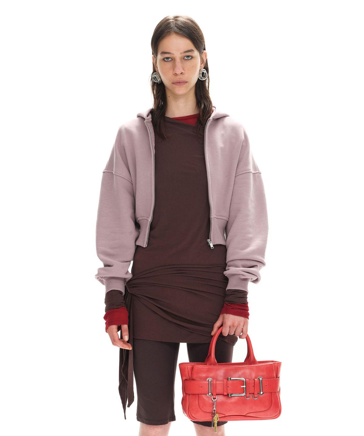 오소이(OSOI) TOTE BROCLE MINI [AGED RED]