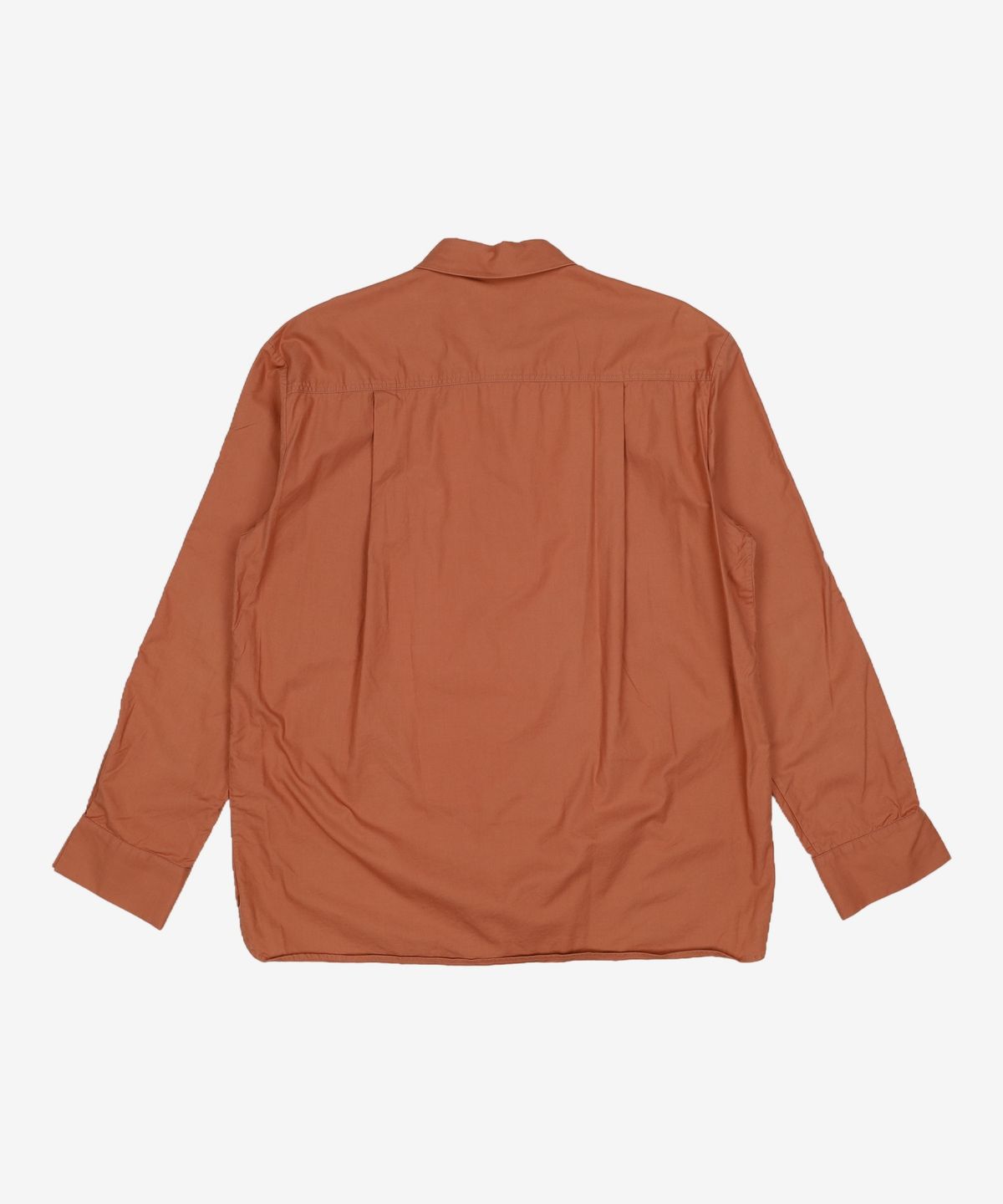 드퐁(DEFOND) SLIT SLEEVE OVERSIZE SHIRTS_RED BEAN ONE SIZE